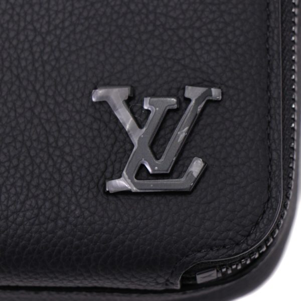 24 0087 06 Louis Vuitton Alpha Wearable Wallet Shoulder Black