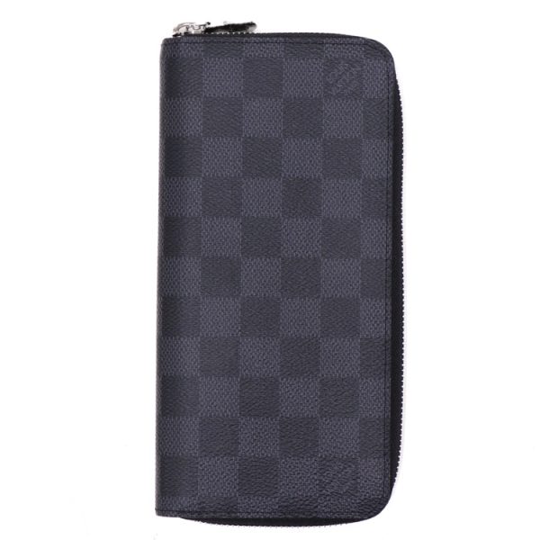 24 0547 02 Louis Vuitton Zippy Wallet Vertical Round Black