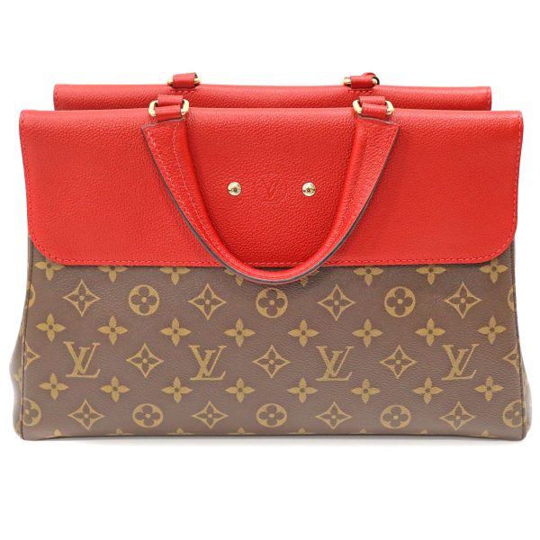 24 1110 2 Louis Vuitton Monogram Venus Handbag Red