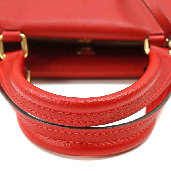 24 1110 7 Louis Vuitton Monogram Venus Handbag Red