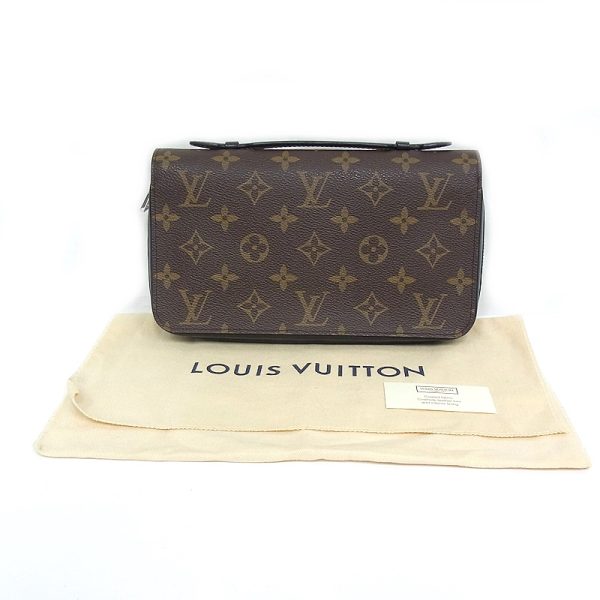 Exif JPEG PICTURE Louis Vuitton Monogram Macassar Zippy Wallet Brown