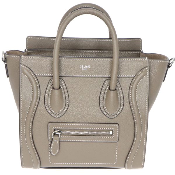 24 331 1 Celine Luggage Nano Suri Handbag Greige