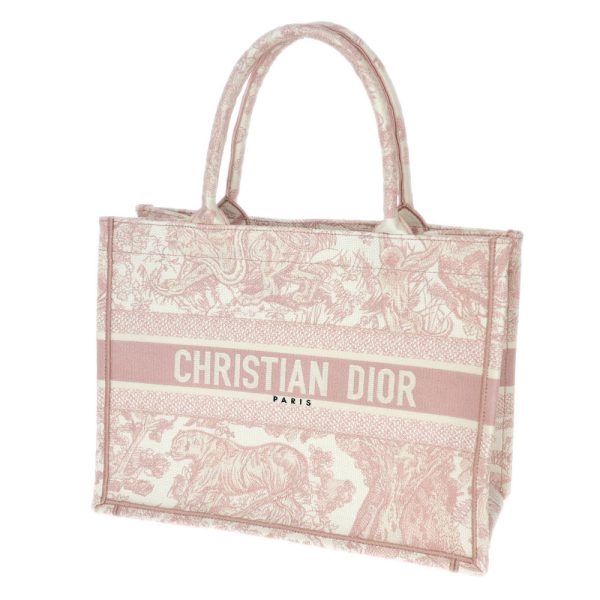 24 3968 1 Christian Dior Book Tote Bag Pink