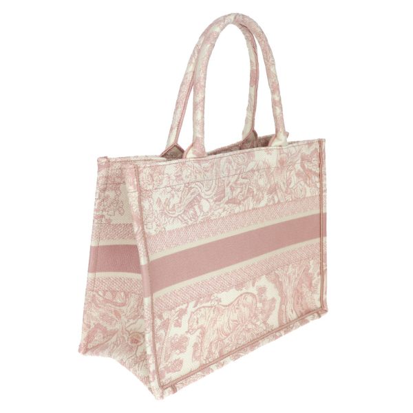 24 3968 2 Christian Dior Book Tote Bag Pink