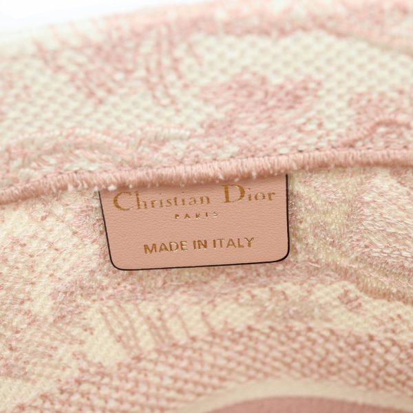 24 3968 7 Christian Dior Book Tote Bag Pink