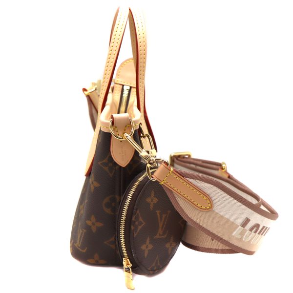 24 4516 4 Louis Vuitton Neverfull BB 2way Handbag Beige Brown