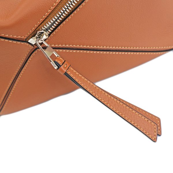 24 564 08 Loewe Puzzle Bag Small Tan Brown