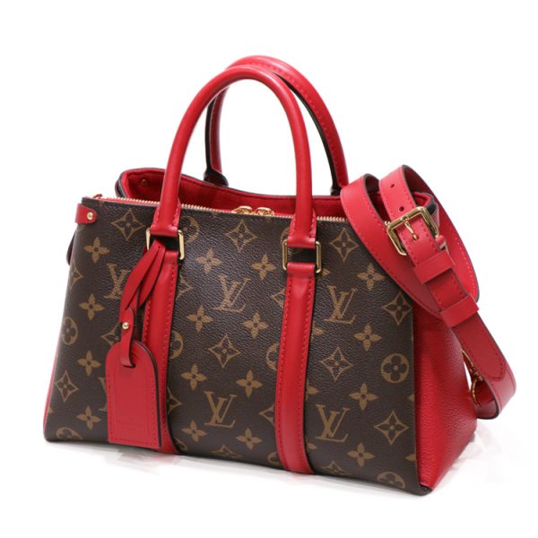 24 90700 01 Louis Vuitton Souflot NV BB Monogram Handbag Red