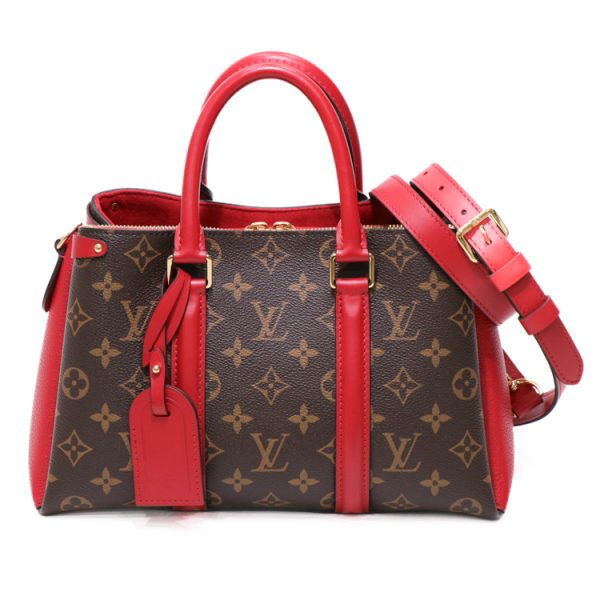 24 90700 02 Louis Vuitton Souflot NV BB Monogram Handbag Red