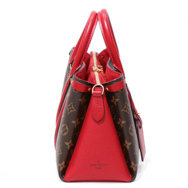 24 90700 05 Louis Vuitton Souflot NV BB Monogram Handbag Red