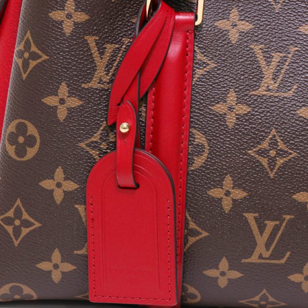 24 90700 09 Louis Vuitton Souflot NV BB Monogram Handbag Red