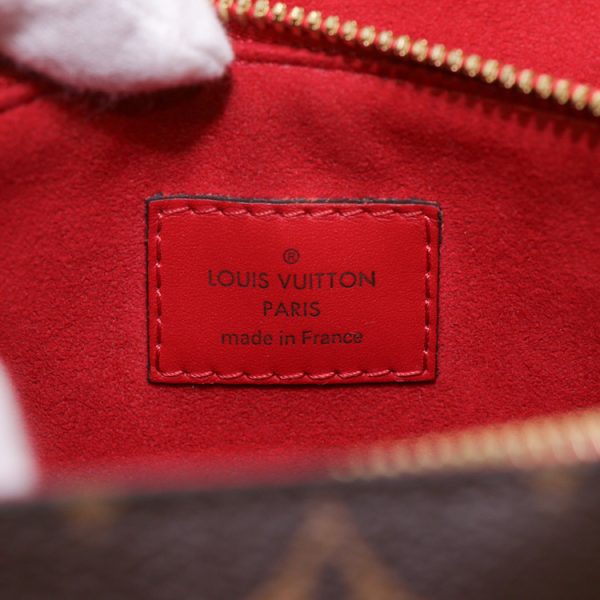 24 90700 12 Louis Vuitton Souflot NV BB Monogram Handbag Red