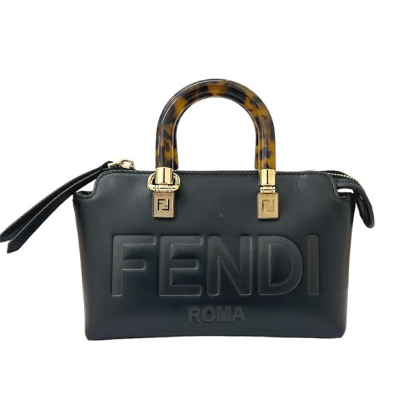 24 94 01 Fendi Visible Mini Small Shoulder Bag Black