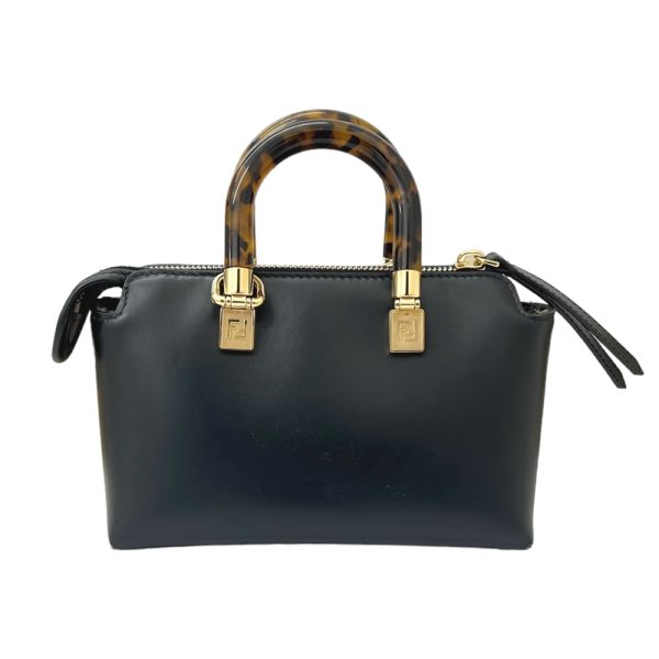 24 94 02 Fendi Visible Mini Small Shoulder Bag Black