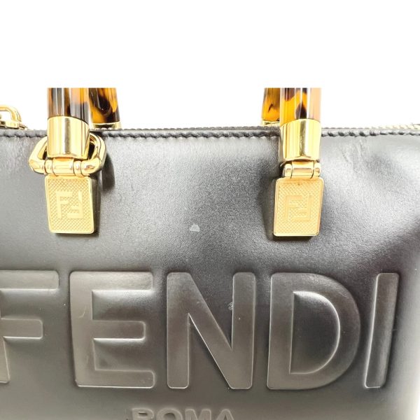 24 94 07 Fendi Visible Mini Small Shoulder Bag Black