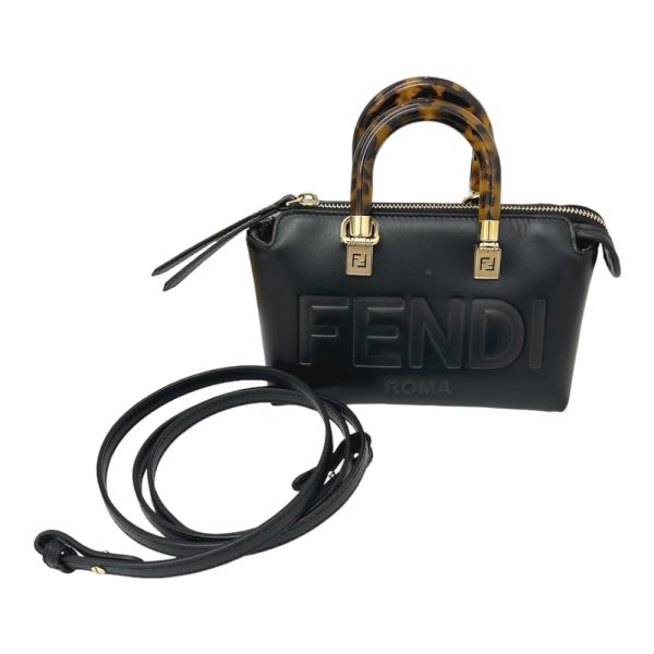 24 94 10 Fendi Visible Mini Small Shoulder Bag Black