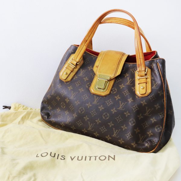 2400013450577 1 LOUIS VUITTON Greet Tote Shoulder Bag Brown