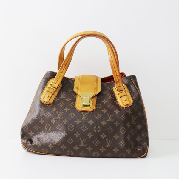 2400013450577 2 LOUIS VUITTON Greet Tote Shoulder Bag Brown