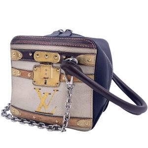 24007453 01 Louis Vuitton Mirage Greed Handbag Brown Black