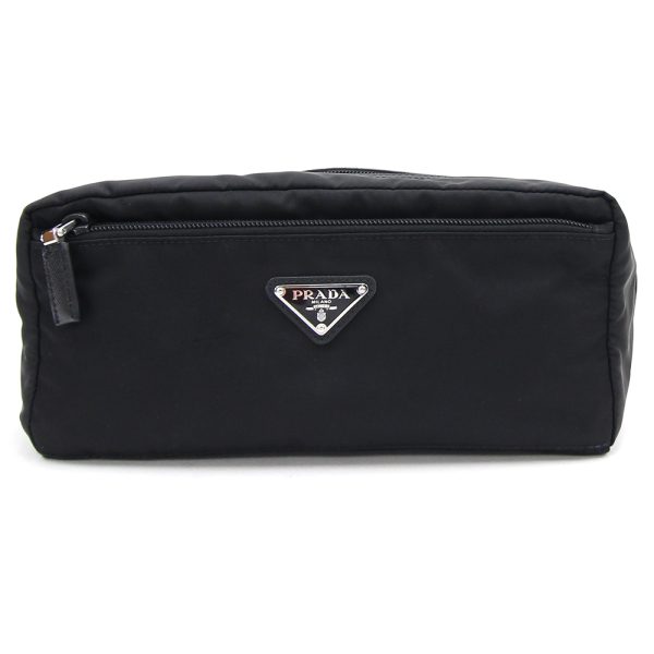 2401120041 PRADA Pouch Nylon Black