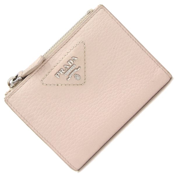 240116072 1 Prada Bifold Wallet Leather Beige