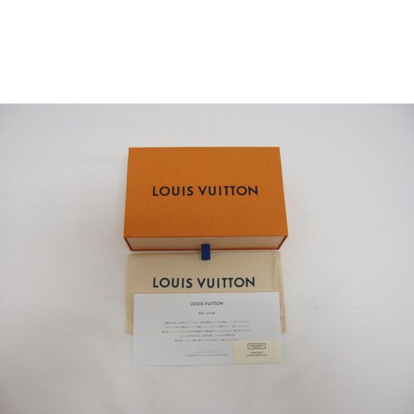 24013 6 Louis Vuitton Zippy Wallet Monogram Jacquard Blue