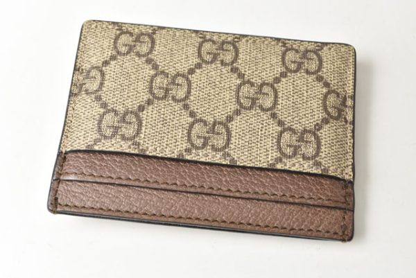 24020102 g 3 GUCCI Wallet GG Signature Leather Beige