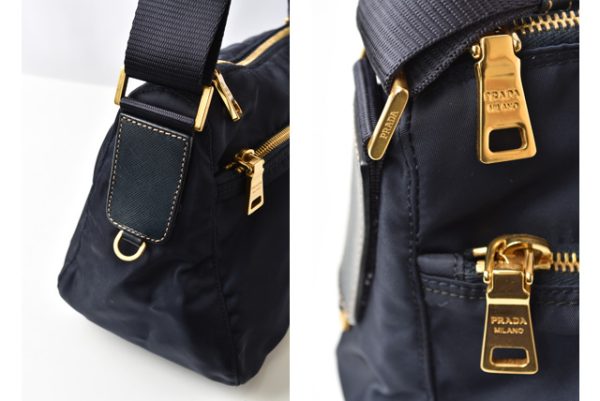 24020107 g 3 Prada Tessuto Shoulder Body Bag Dark Navy