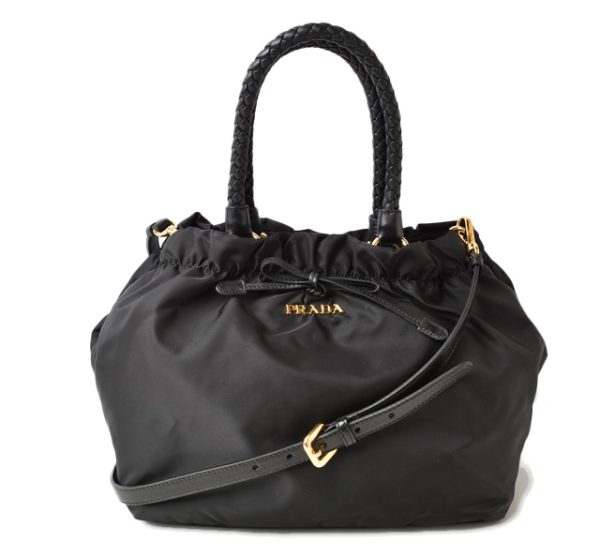 24020207 p 1 Prada Shoulder Bag Black