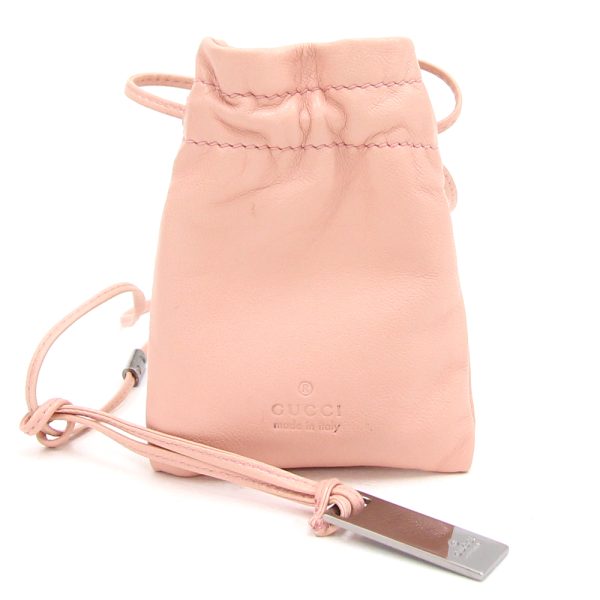 2402060361 Gucci Mini Pouch Leather Pink