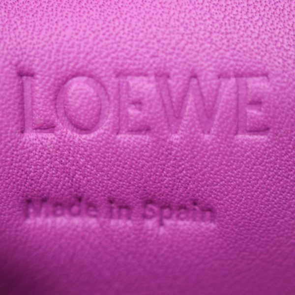 2402063008004 6 Loewe Flamenco Pocket Shoulder Bag Nappa Leather Purple