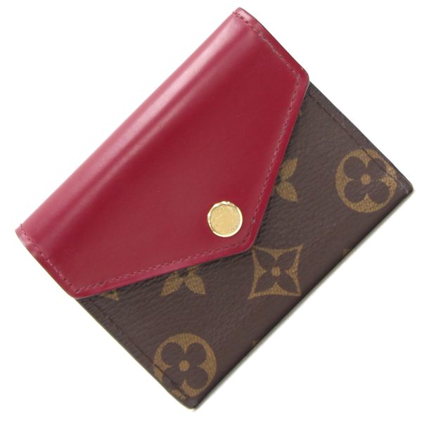 2403050231 Louis Vuitton Portefeuille Zoe Trifold Wallet Canvas Fuchsia