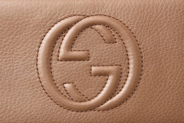 24040214 g 3 GUCCI Card Case Micro Gucci Shima Leather Brown