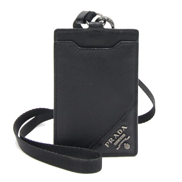 2404100081 Prada Card Case Leather Black