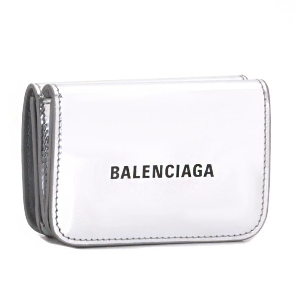 240417 wa1 1 1 Balenciaga Cash Mini Wallet Leather Black