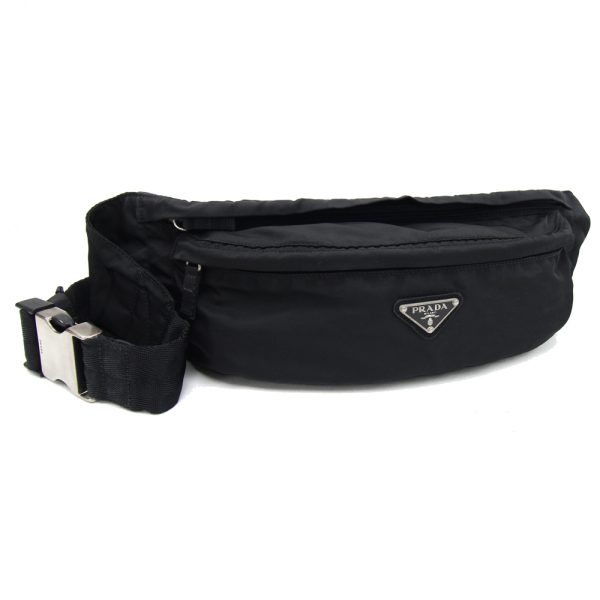 2405030071 Prada Waist Pouch Nylon Black