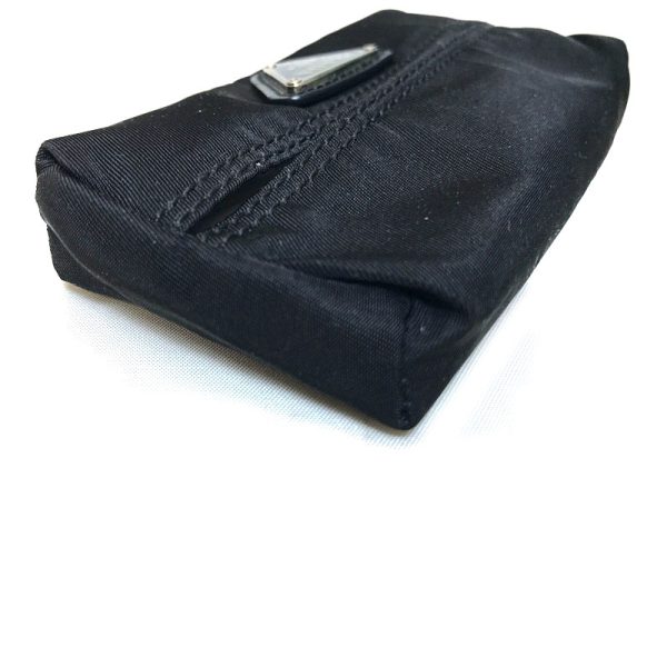 240612001 5 Prada Pocket Tissue Case Nylon Black