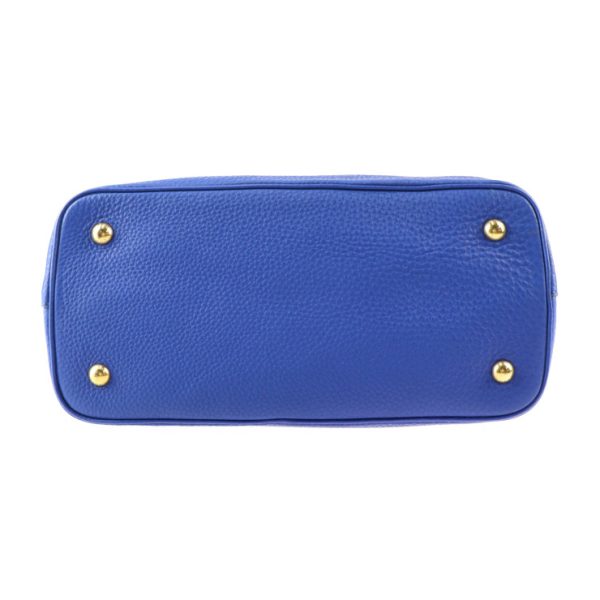 2411013007029 5 Prada Calf Leather Shoulder Bag Blue