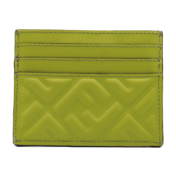 2411053008054 3 Fendi Baguette Card Holder Nappa Leather Green