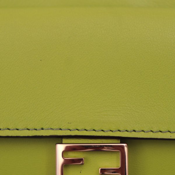 2411053008054 6 Fendi Baguette Card Holder Nappa Leather Green