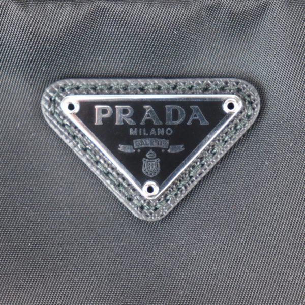 2413053007062 6 Prada Wristlet Pouch Nylon Black