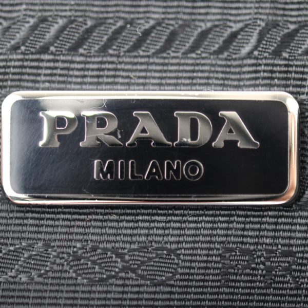 2413053007062 8 Prada Wristlet Pouch Nylon Black