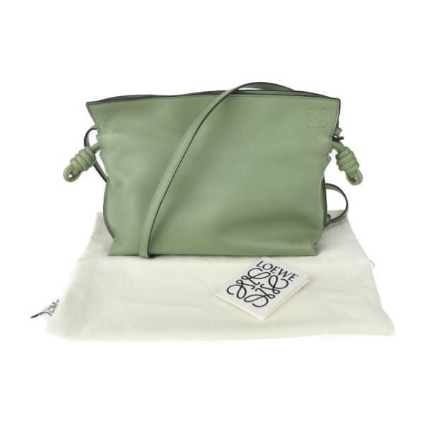 2413053007066 9 Loewe Flamenco Clutch Mini Shoulder Bag Leather Rosemary Green