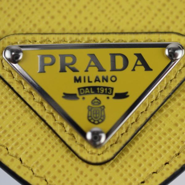 2416043007085 5 Prada Saffiano Leather Coin Purse Yellow