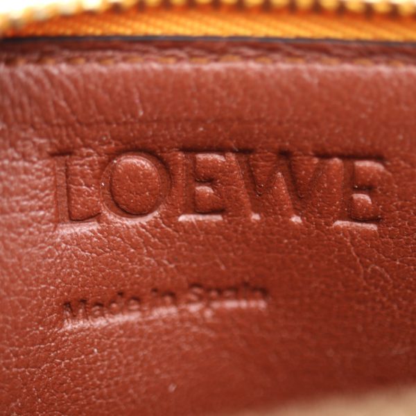 2418013007068 9 Loewe Coin Card Holder Leather Brown