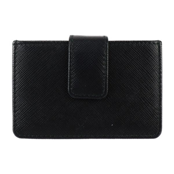 2422033001146 3 Prada Leather Card Case Black