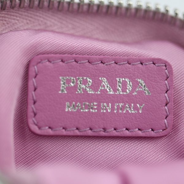 2424033008149 9 Prada Nylon Mini Pouch Bag Pink