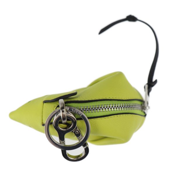 2430053007159 4 Loewe Bag Charm Coin Case Calf Leather Lime