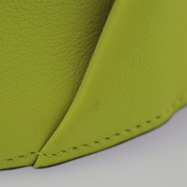 2430053007159 7 Loewe Bag Charm Coin Case Calf Leather Lime