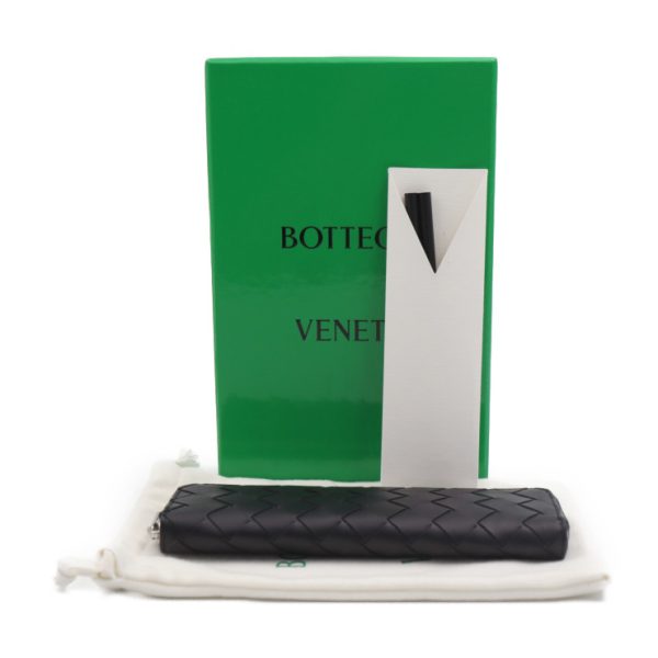 2430053007161 9 Bottega Veneta Intrecciato Calf Leather Pencil Case Black